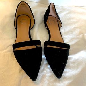 Suede flats